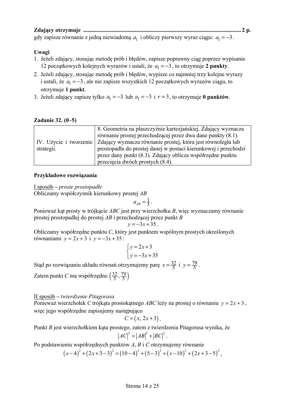 matematyka podstawowy - matura 2018 - odpowiedzi-14