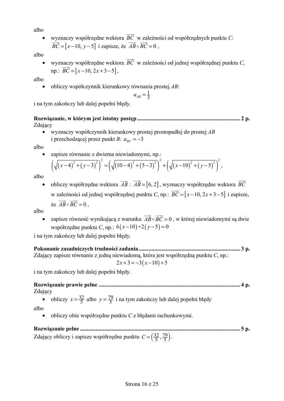 matematyka podstawowy - matura 2018 - odpowiedzi-16