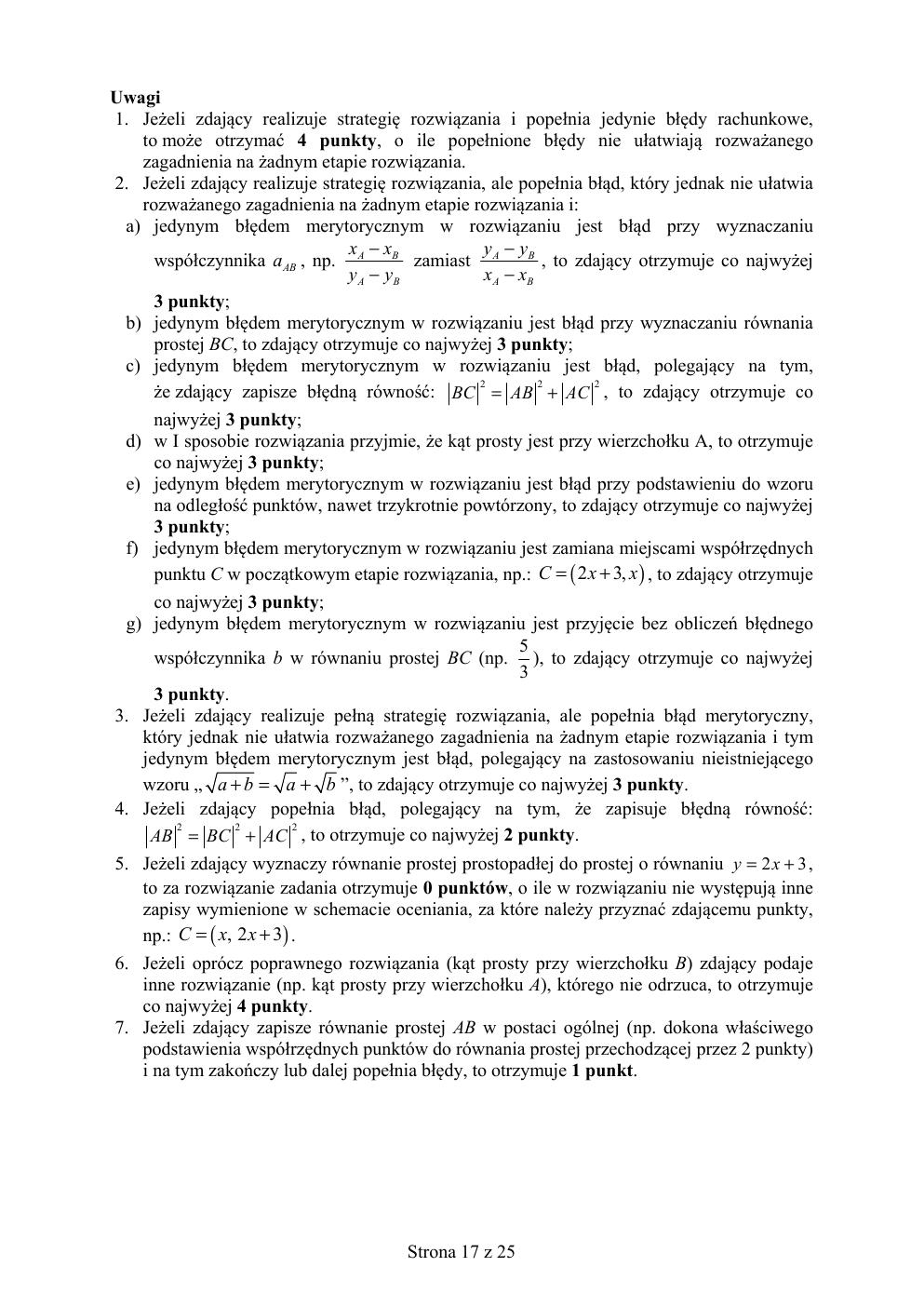 matematyka podstawowy - matura 2018 - odpowiedzi-17