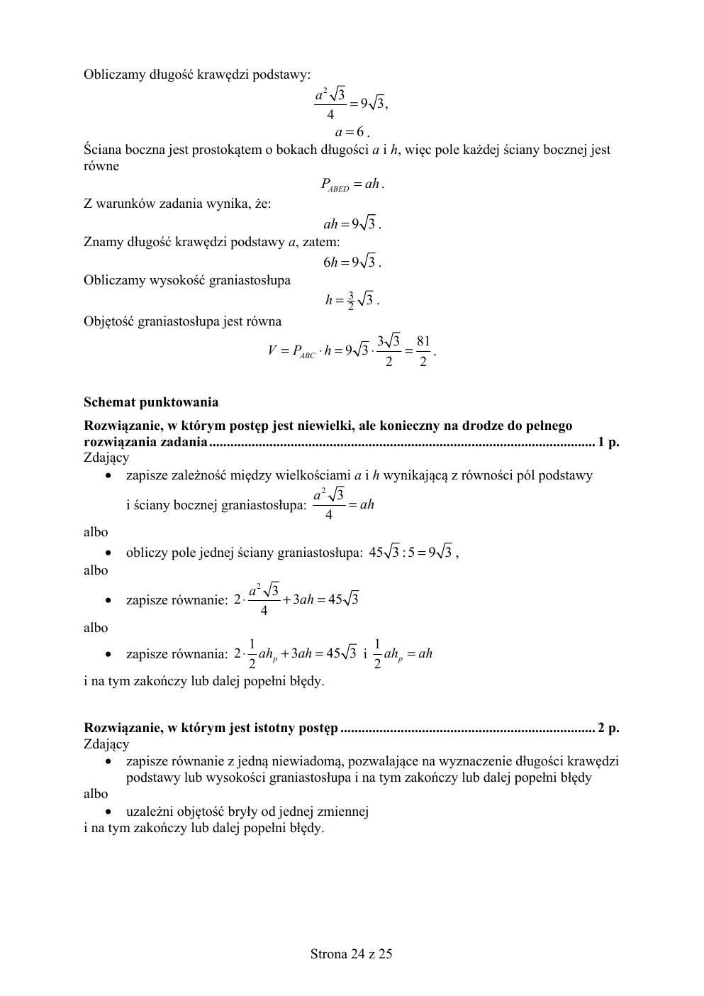 matematyka podstawowy - matura 2018 - odpowiedzi-24