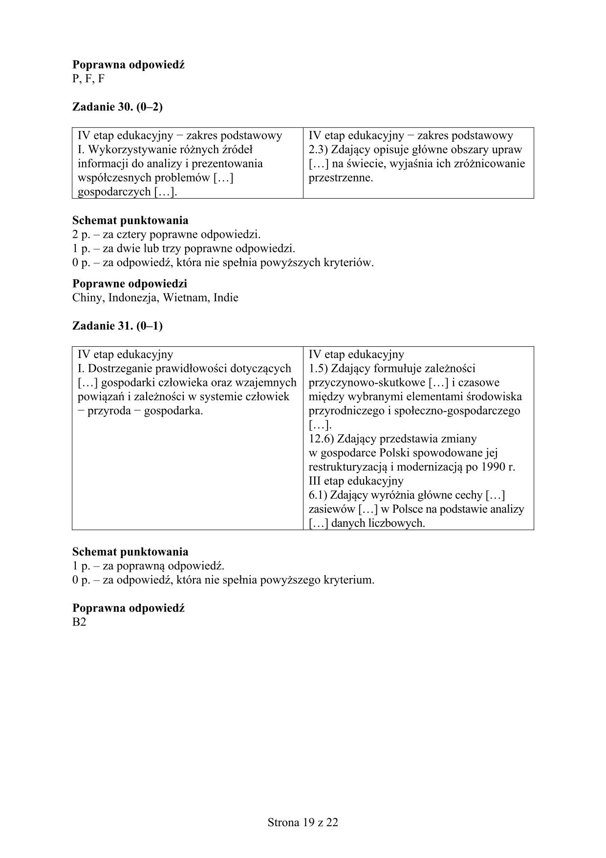 odpowiedzi-geografia-rozszerzony-matura-2018 - 19