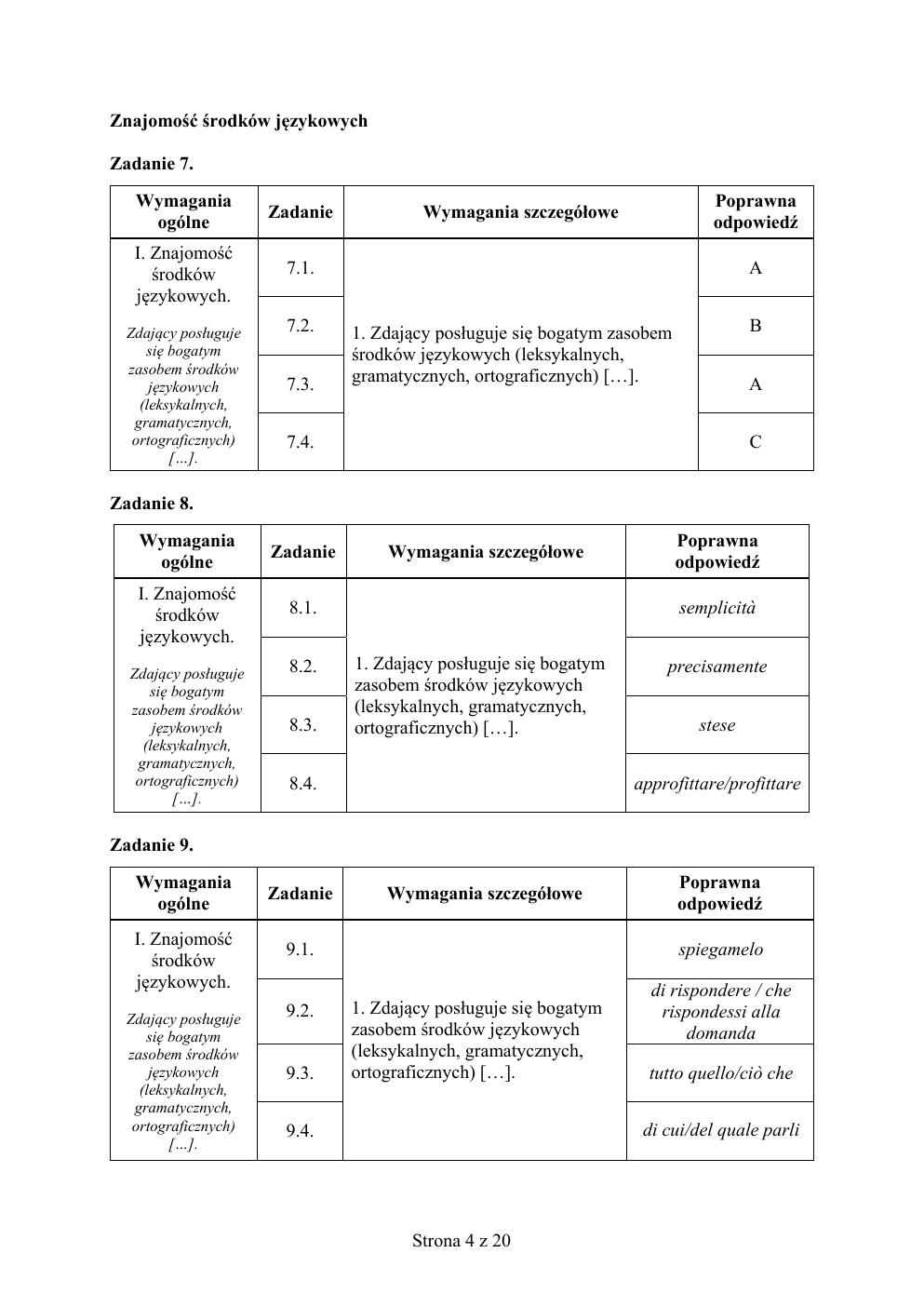 włoski rozszerzony - matura 2018 - odpowiedzi-04