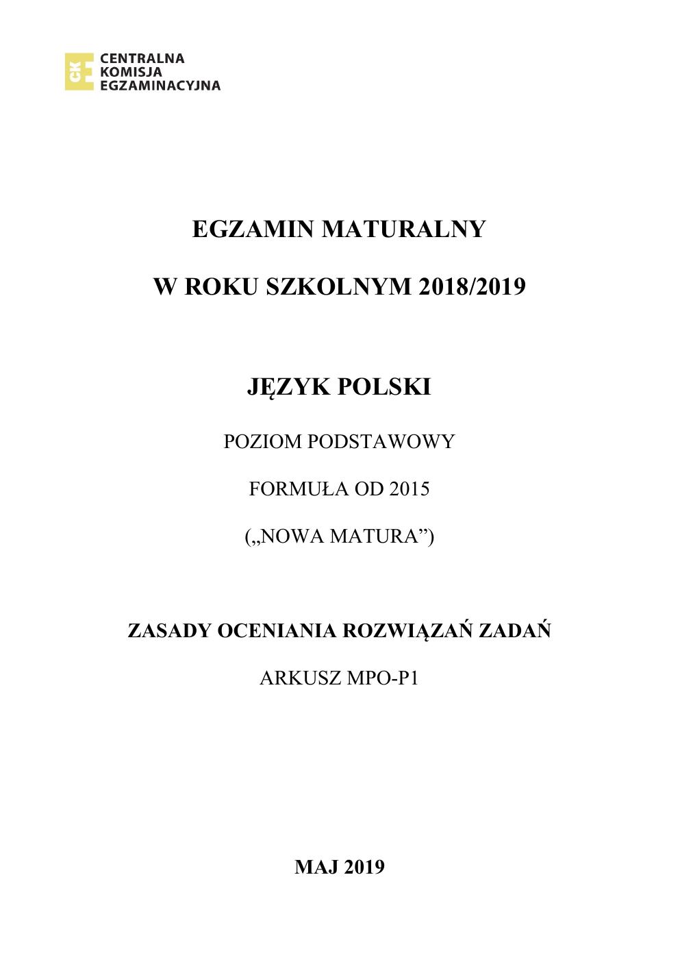 język polski podstawowy - matura 2019 - odpowiedzi-01