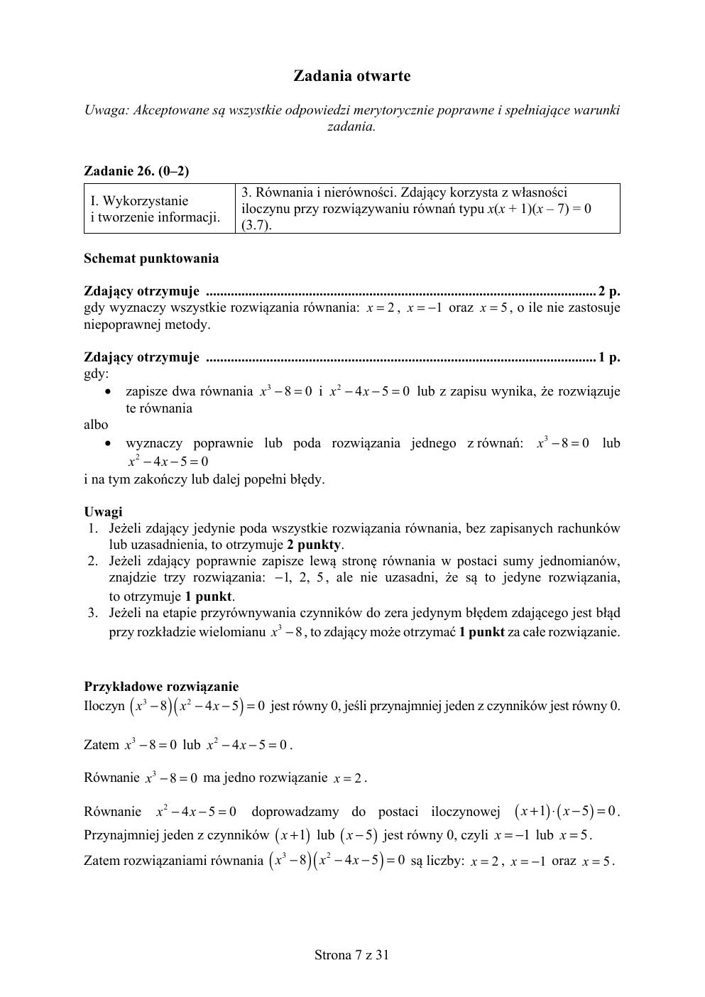 matematyka podstawowy - matura 2019 - odpowiedzi-07