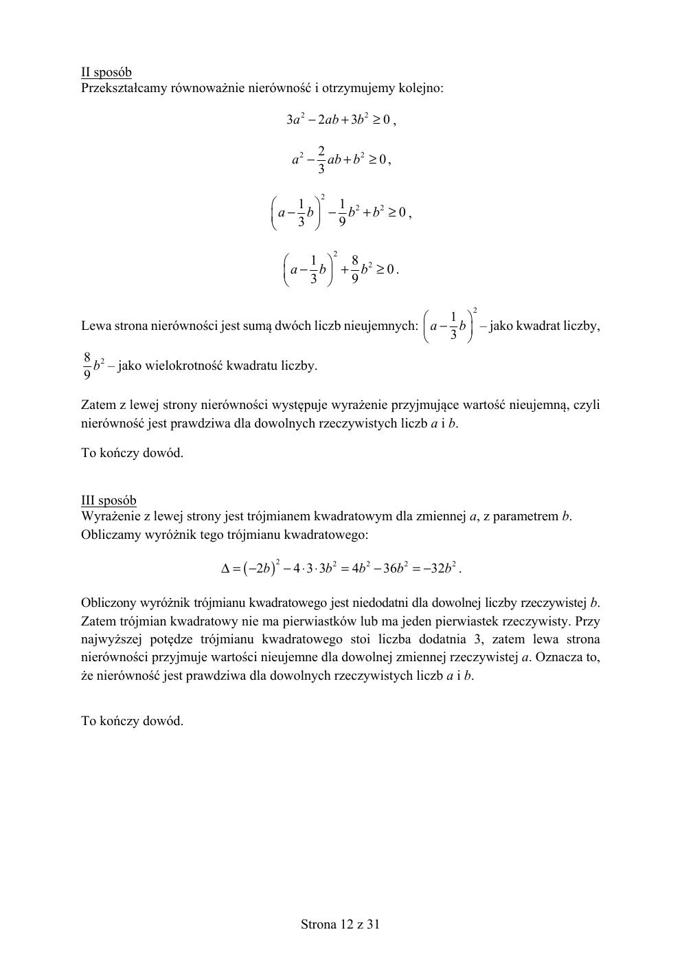 matematyka podstawowy - matura 2019 - odpowiedzi-12