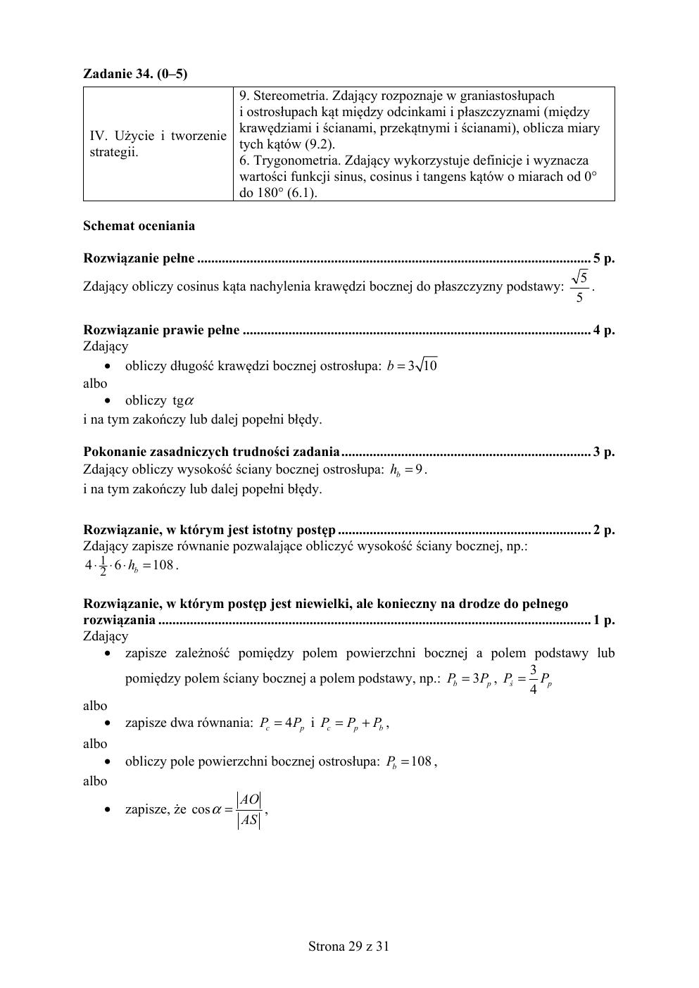 matematyka podstawowy - matura 2019 - odpowiedzi-29