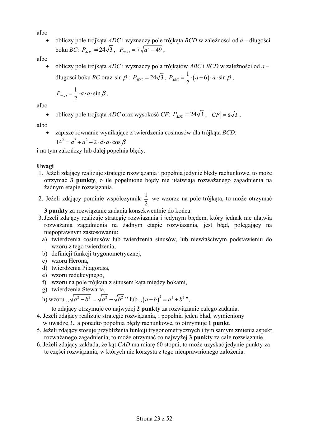 matematyka rozszerzony - matura 2019 - odpowiedzi-23
