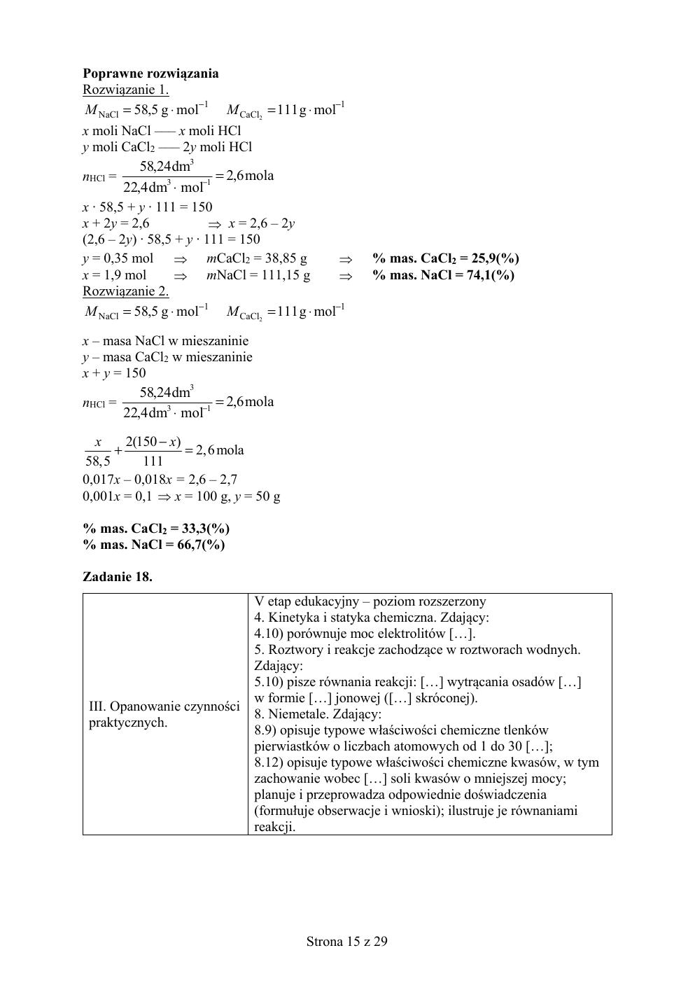 chemia matura 2019 - odpowiedzi-15