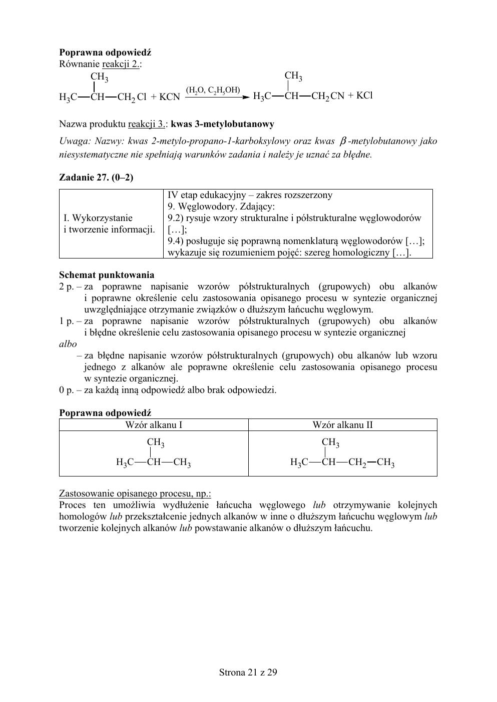 chemia matura 2019 - odpowiedzi-21