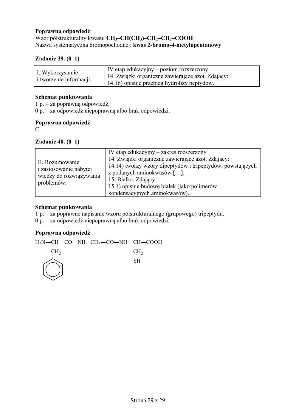 chemia matura 2019 - odpowiedzi-29