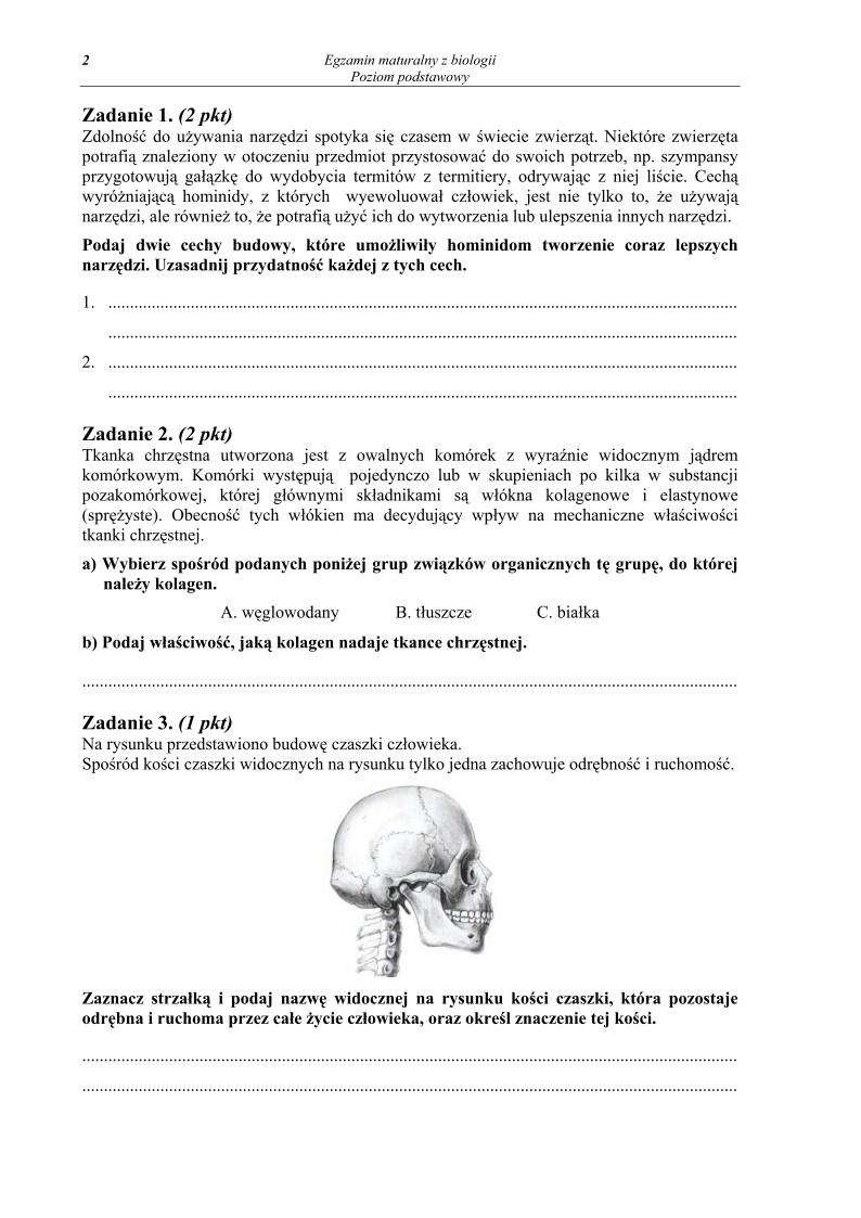 Pytania - biologia, p. podstawowy, matura 2010-strona-02