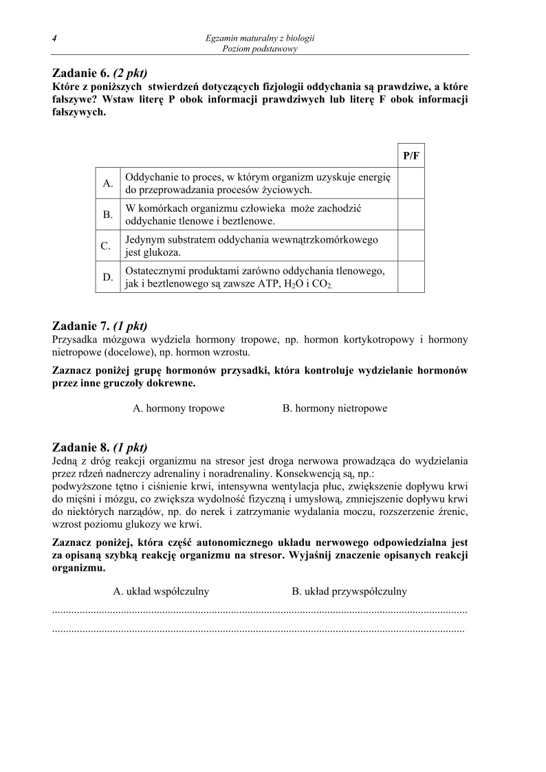 Pytania - biologia, p. podstawowy, matura 2010-strona-04