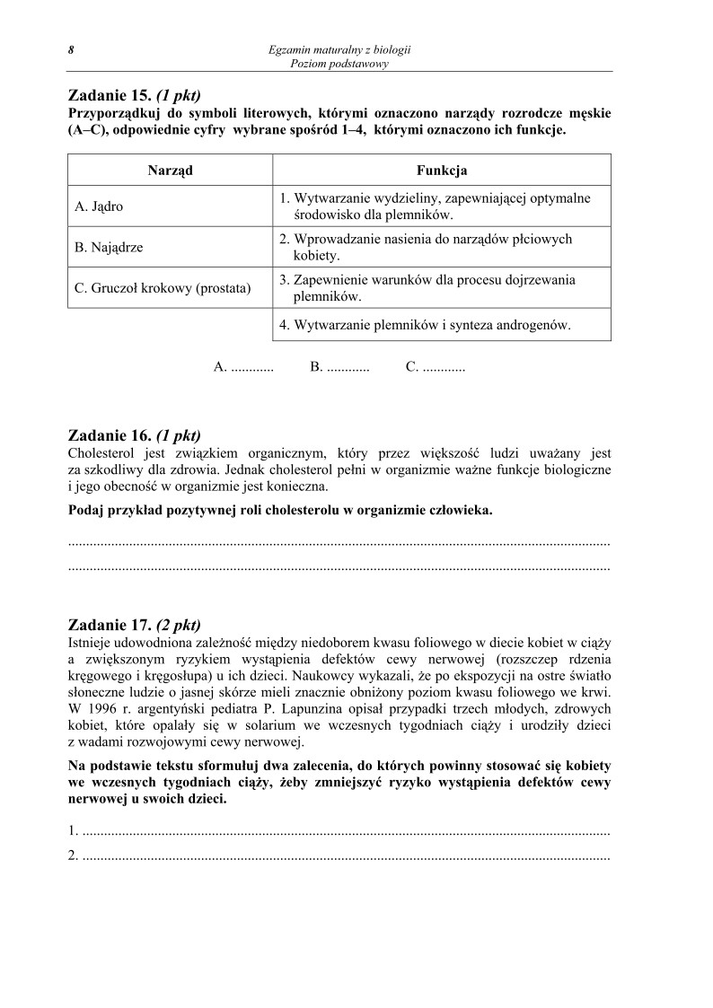 Pytania - biologia, p. podstawowy, matura 2010-strona-08