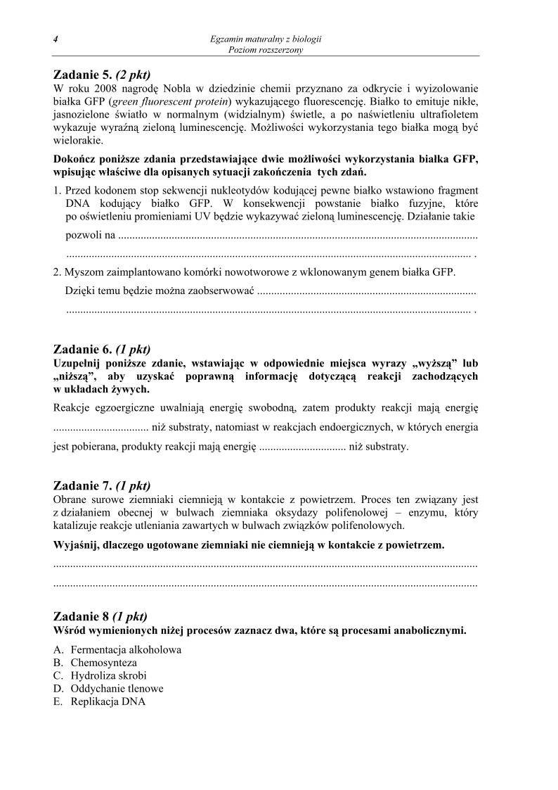 Pytania - biologia, p. rozszerzony, matura 2010-strona-04