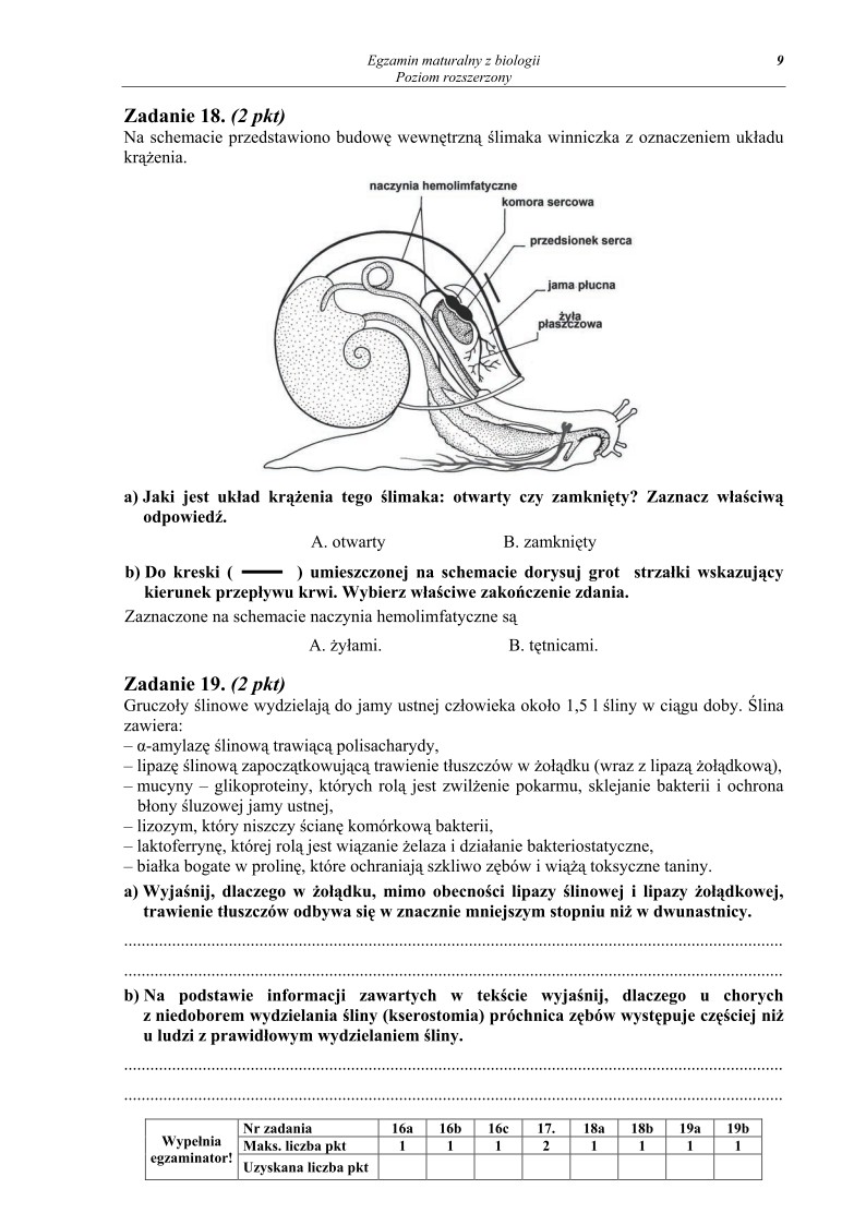 Pytania - biologia, p. rozszerzony, matura 2010-strona-09