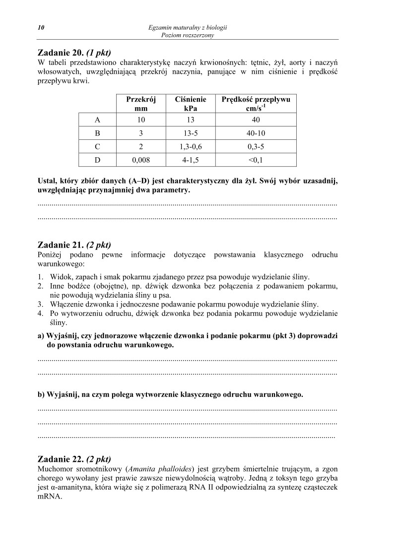 Pytania - biologia, p. rozszerzony, matura 2010-strona-10