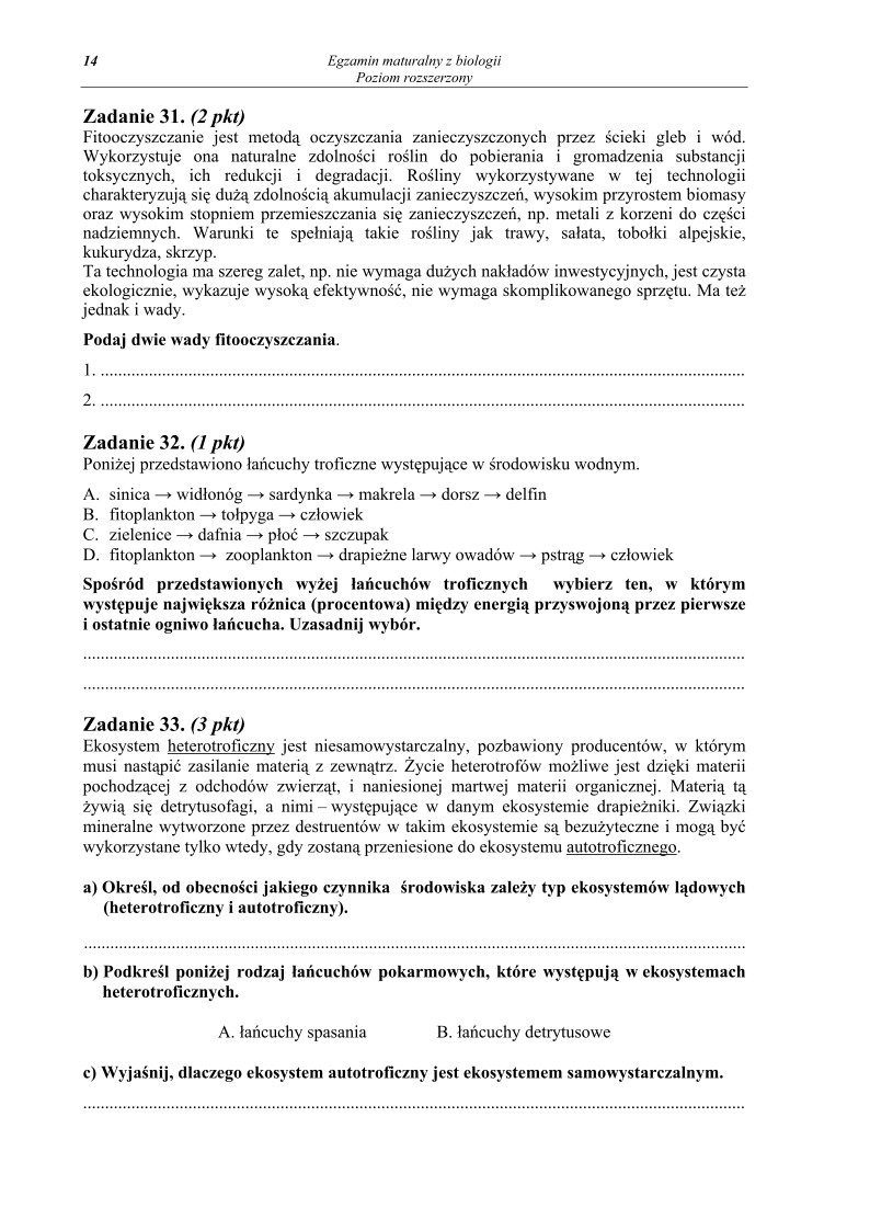 Pytania - biologia, p. rozszerzony, matura 2010-strona-14
