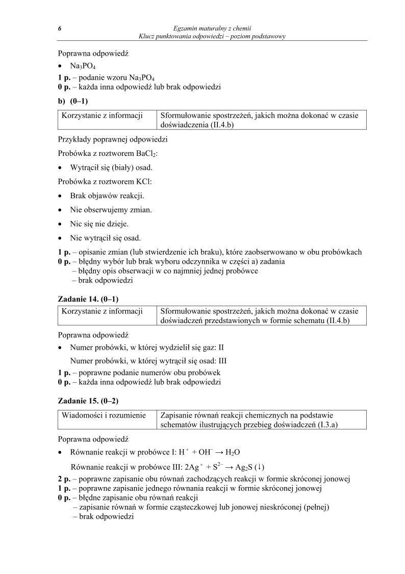 Odpowiedzi- chemia, p. podstawowy, matura 2010-strona-06