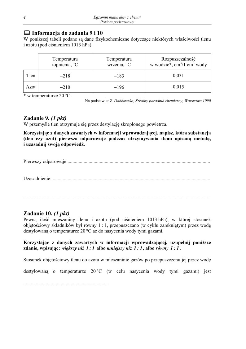 Pytania - chemia, p. podstawowy, matura 2010-strona-04