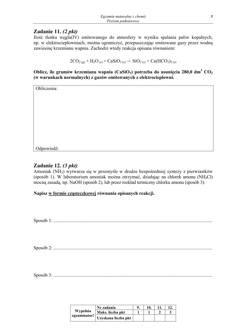 Pytania - chemia, p. podstawowy, matura 2010-strona-05