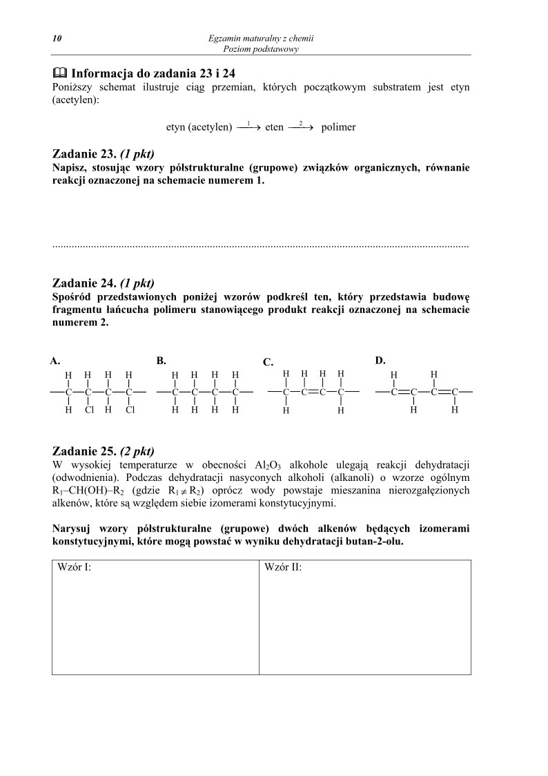 Pytania - chemia, p. podstawowy, matura 2010-strona-10