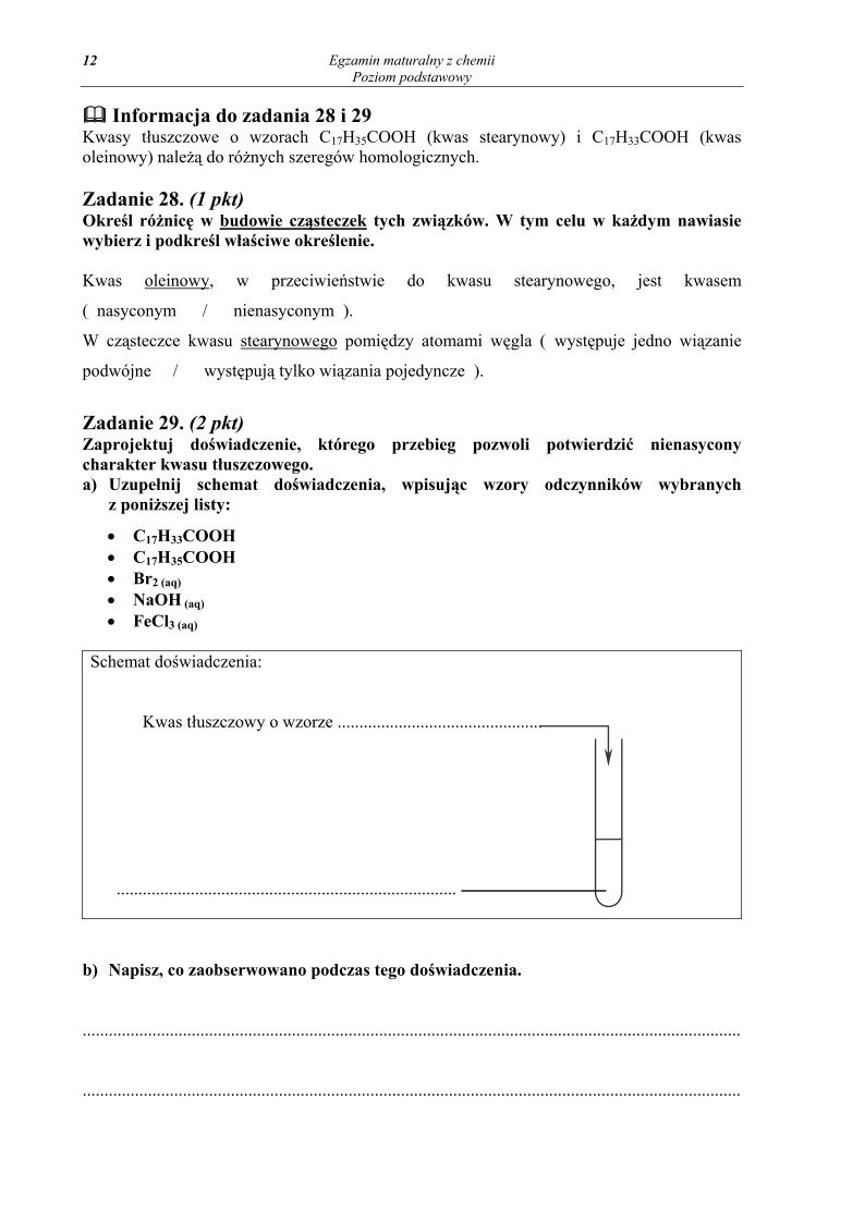 Pytania - chemia, p. podstawowy, matura 2010-strona-12