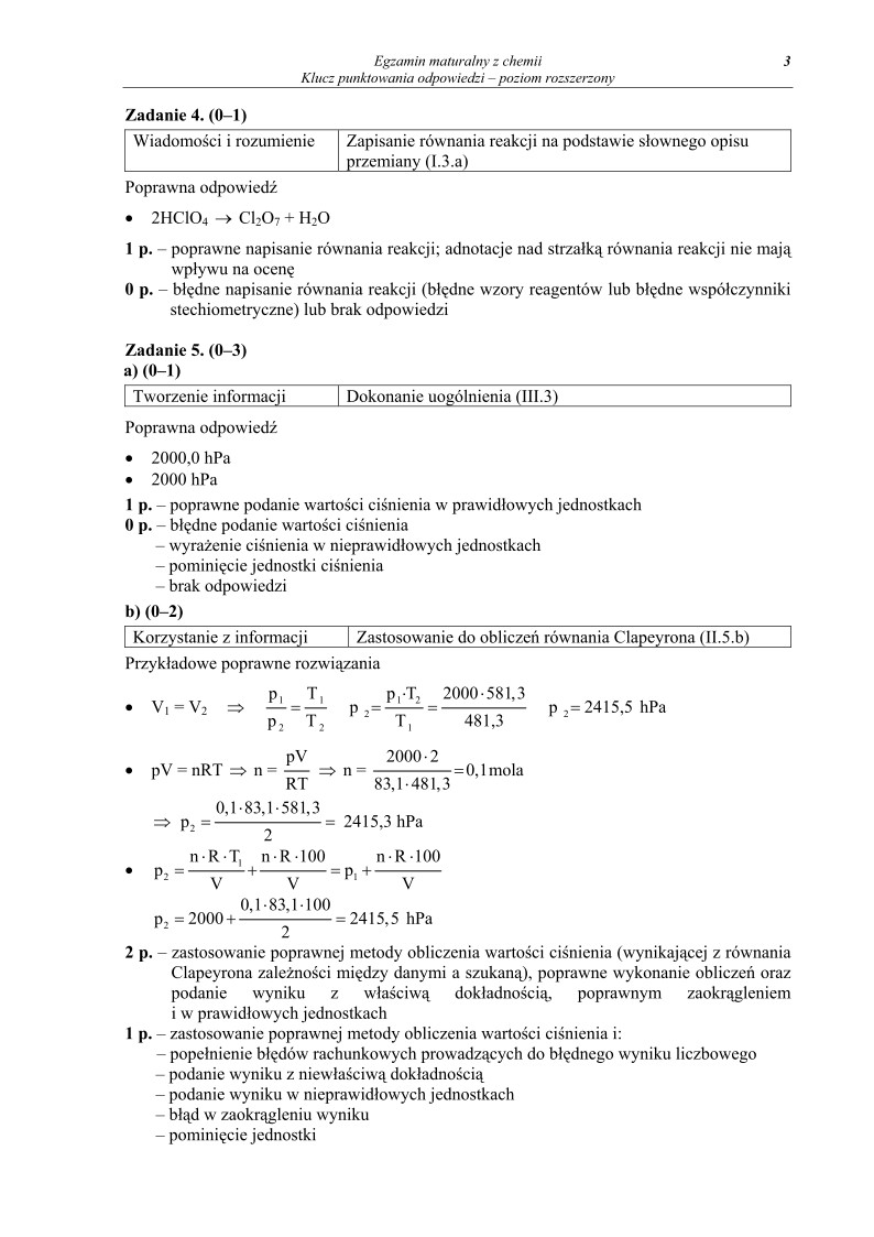 Odpowiedzi - chemia, p. rozszerzony, matura 2010-strona-03