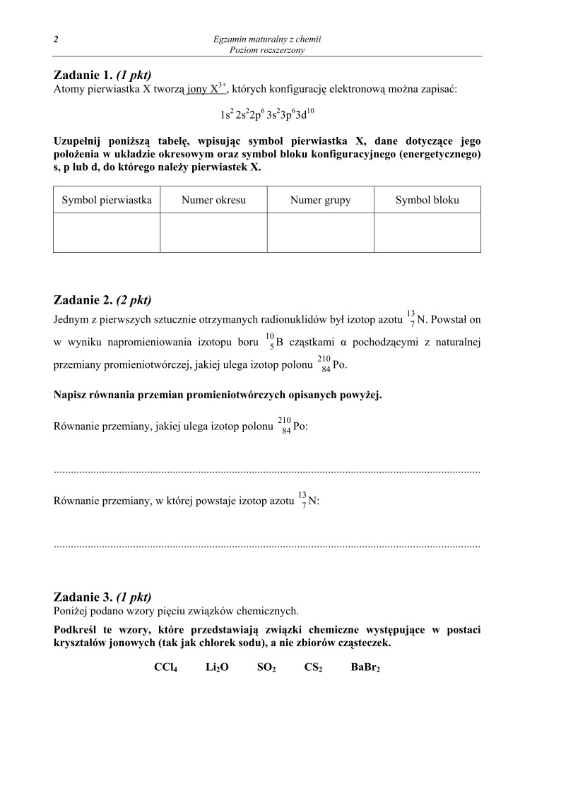 Pytania - chemia, p. rozszerzony, matura 2010-strona-02