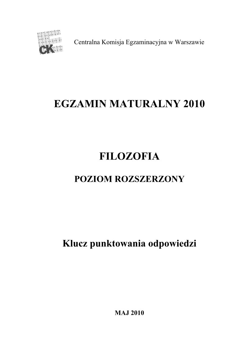 Odpowiedzi - filozofia, p. rozszerzony, matura 2010-strona-01