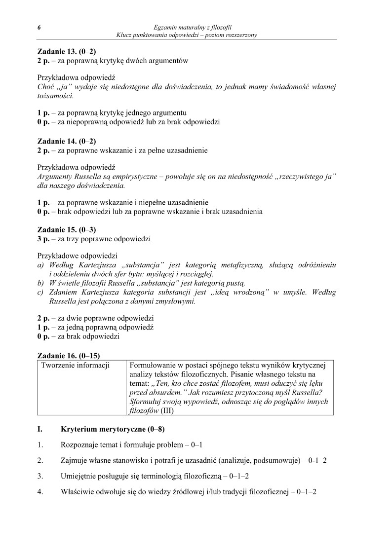 Odpowiedzi - filozofia, p. rozszerzony, matura 2010-strona-06