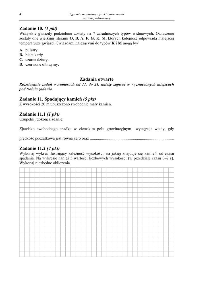 Pytania - fizyka i astronomia, p. podstawowy, matura 2010-strona-04