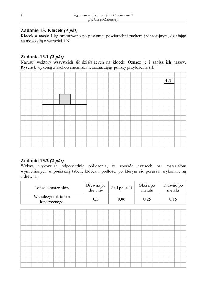 Pytania - fizyka i astronomia, p. podstawowy, matura 2010-strona-06