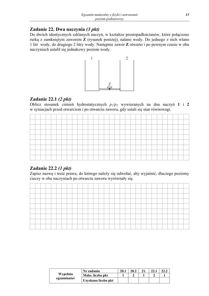 Pytania - fizyka i astronomia, p. podstawowy, matura 2010-strona-13