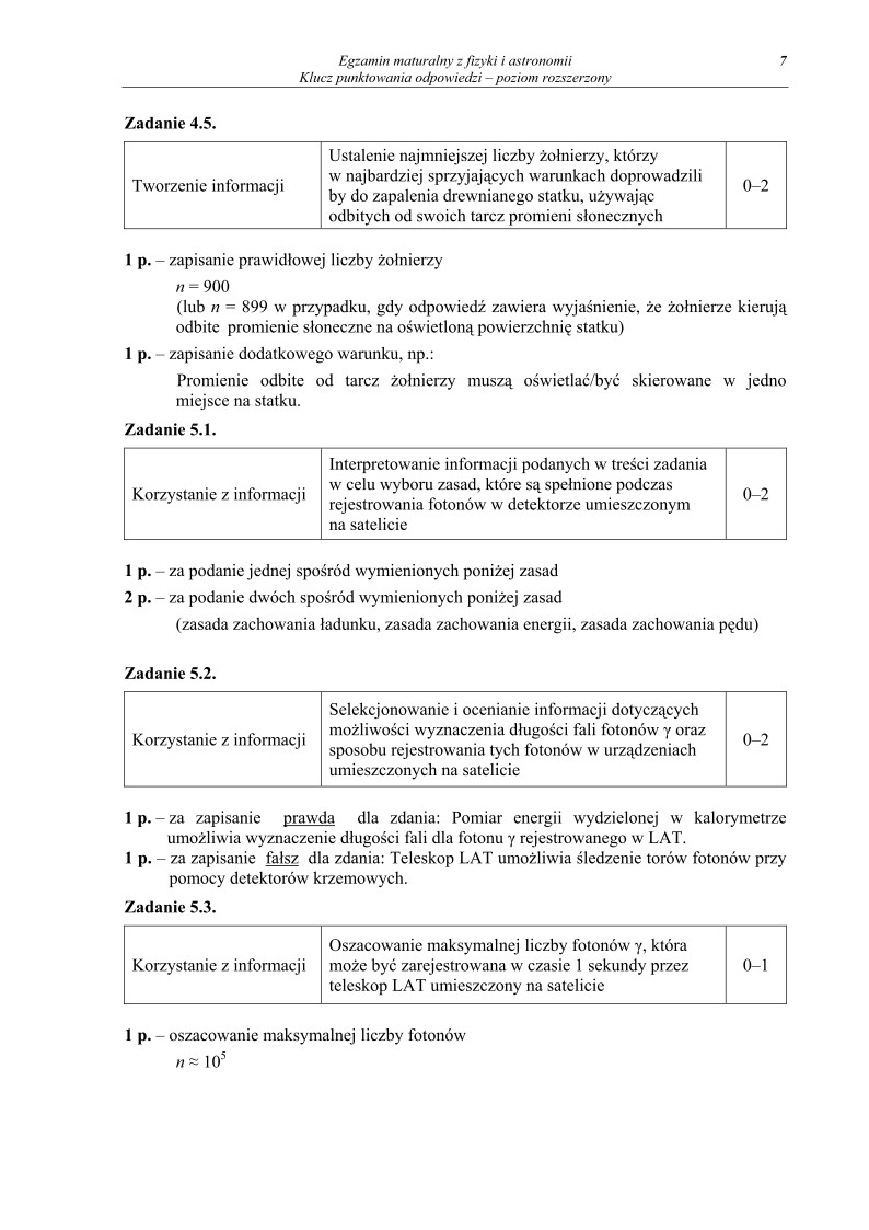 Odpowiedzi - fizyka i astronomia, p. rozszerzony, matura 2010-strona-07