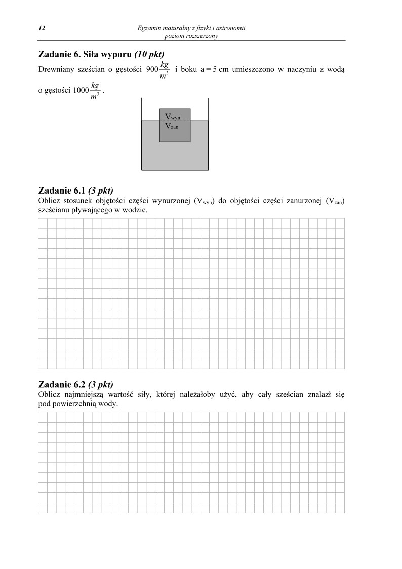 Pytania - fizyka i astronomia, p. rozszerzony, matura 2010-strona-12