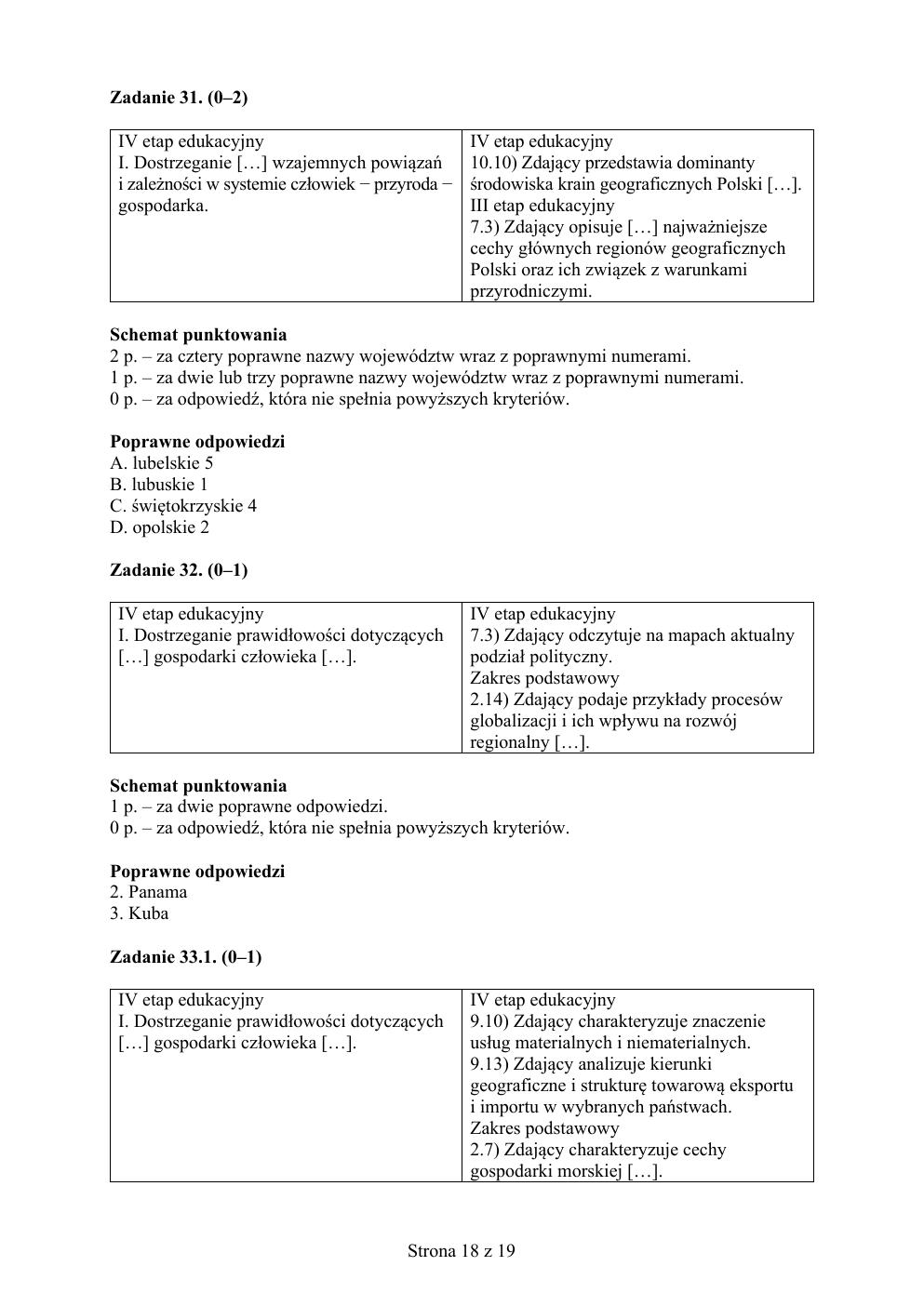 geografia rozszerzony - matura 2019 - odpowiedzi-18