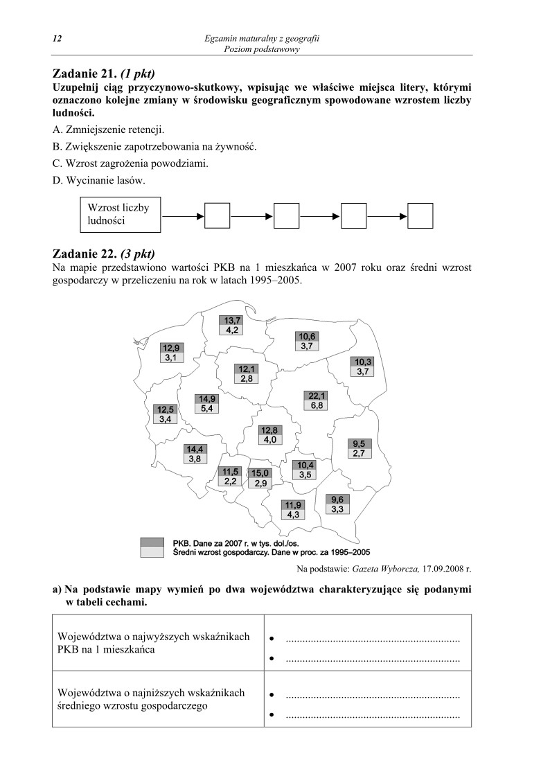 Pytania - geografia, p. podstawowy, matura 2010-strona-12