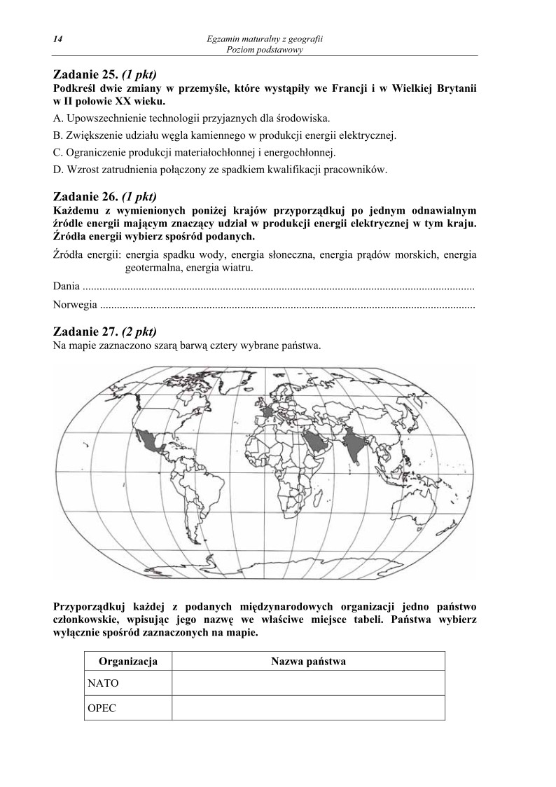 Pytania - geografia, p. podstawowy, matura 2010-strona-14