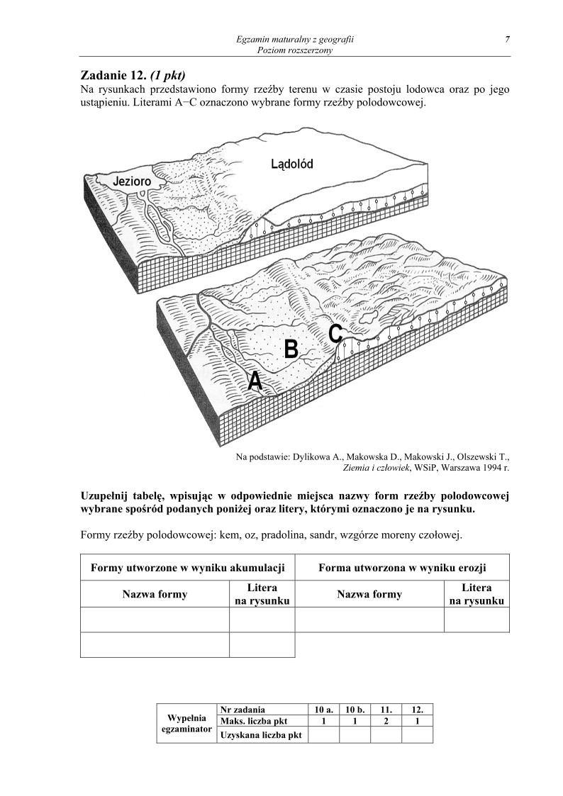 Pytania - geografia, p. rozszerzony, matura 2010-strona-07