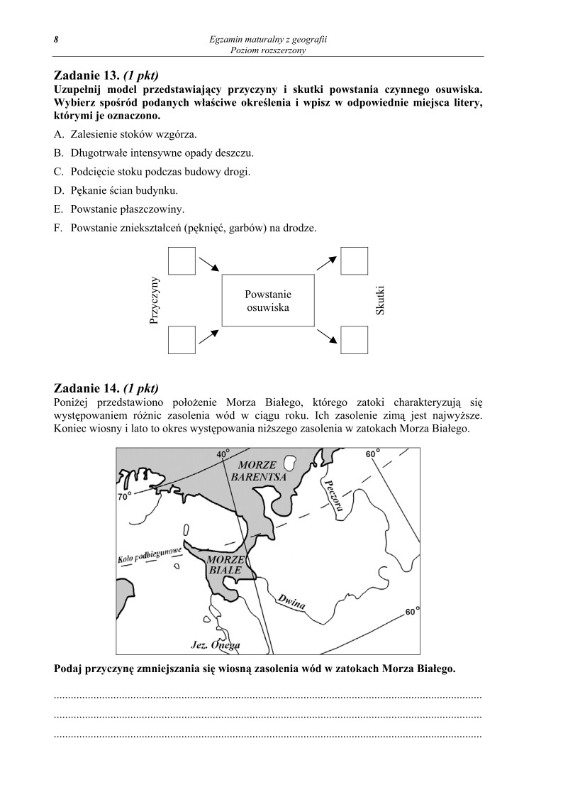 Pytania - geografia, p. rozszerzony, matura 2010-strona-08