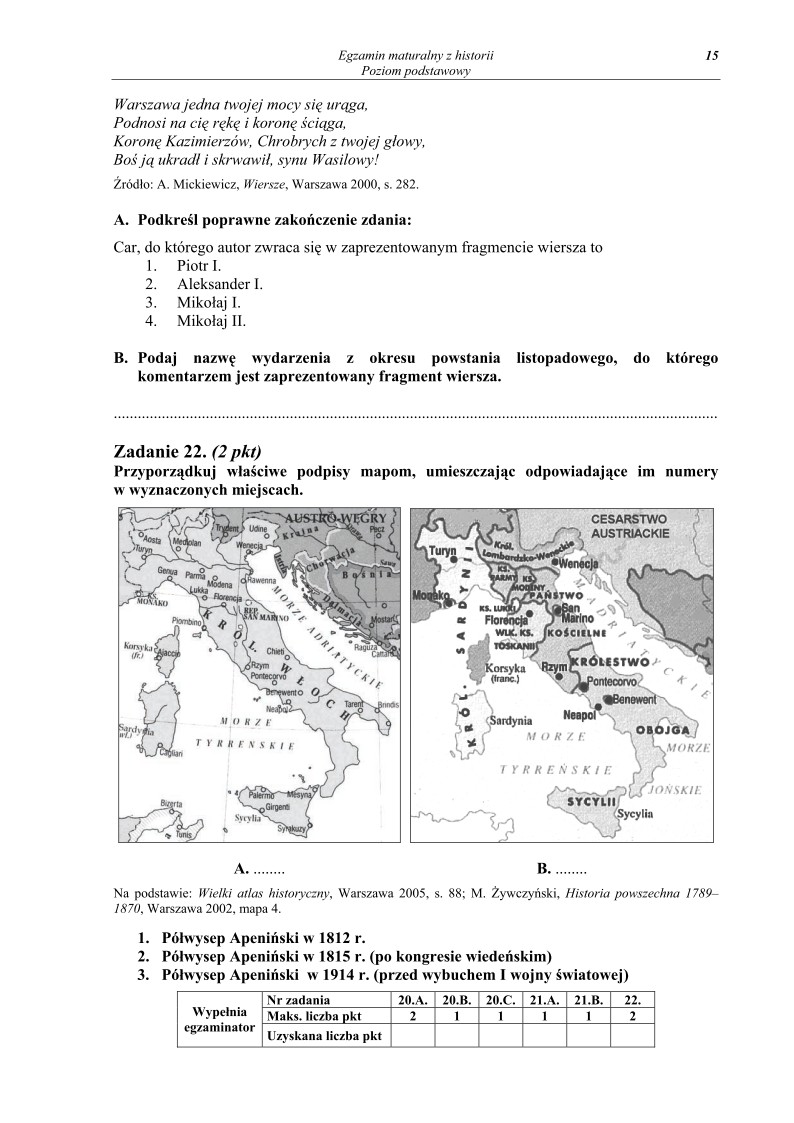 Pytania - historia, p. podstawowy, matura 2010-strona-15