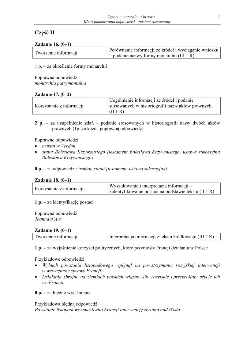 Odpowiedzi - historia, p. rozszerzony, matura 2010-strona-07