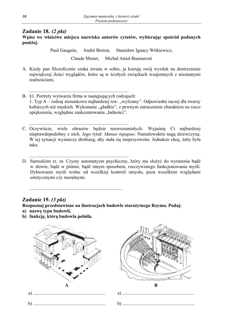 Pytania - historia sztuki, p. podstawowy, matura 2010-strona-10