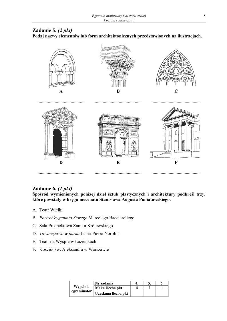Pytania - historia sztuki, p. rozszerzony, matura 2010-strona-05