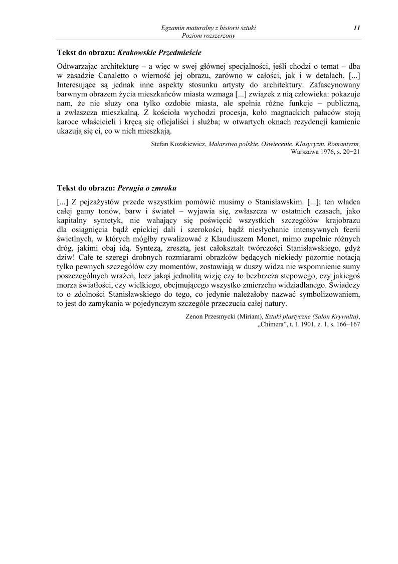 Pytania - historia sztuki, p. rozszerzony, matura 2010-strona-11