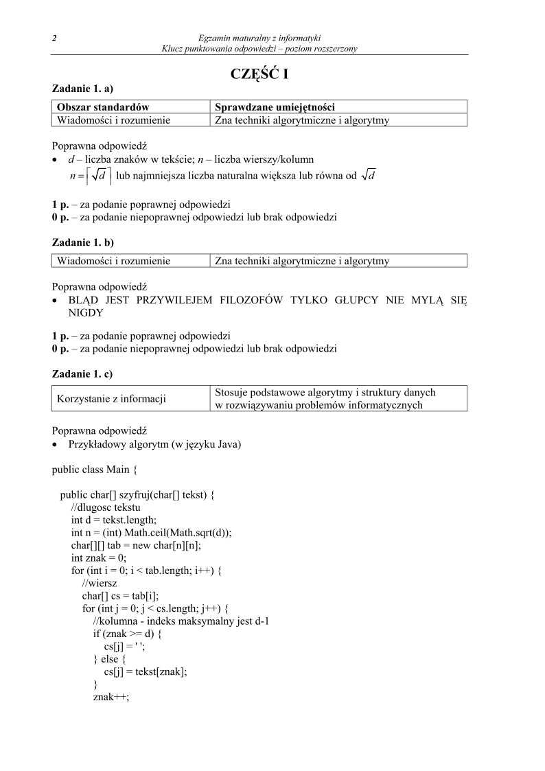 Odpowiedzi - informatyka, p. rozszerzony, matura 2010 cz2-strona-02