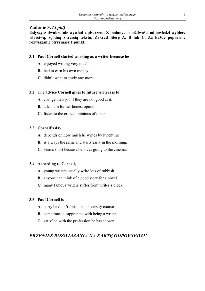 Pytania - jezyk angielski, p. podstawowy, matura 2010-strona-03