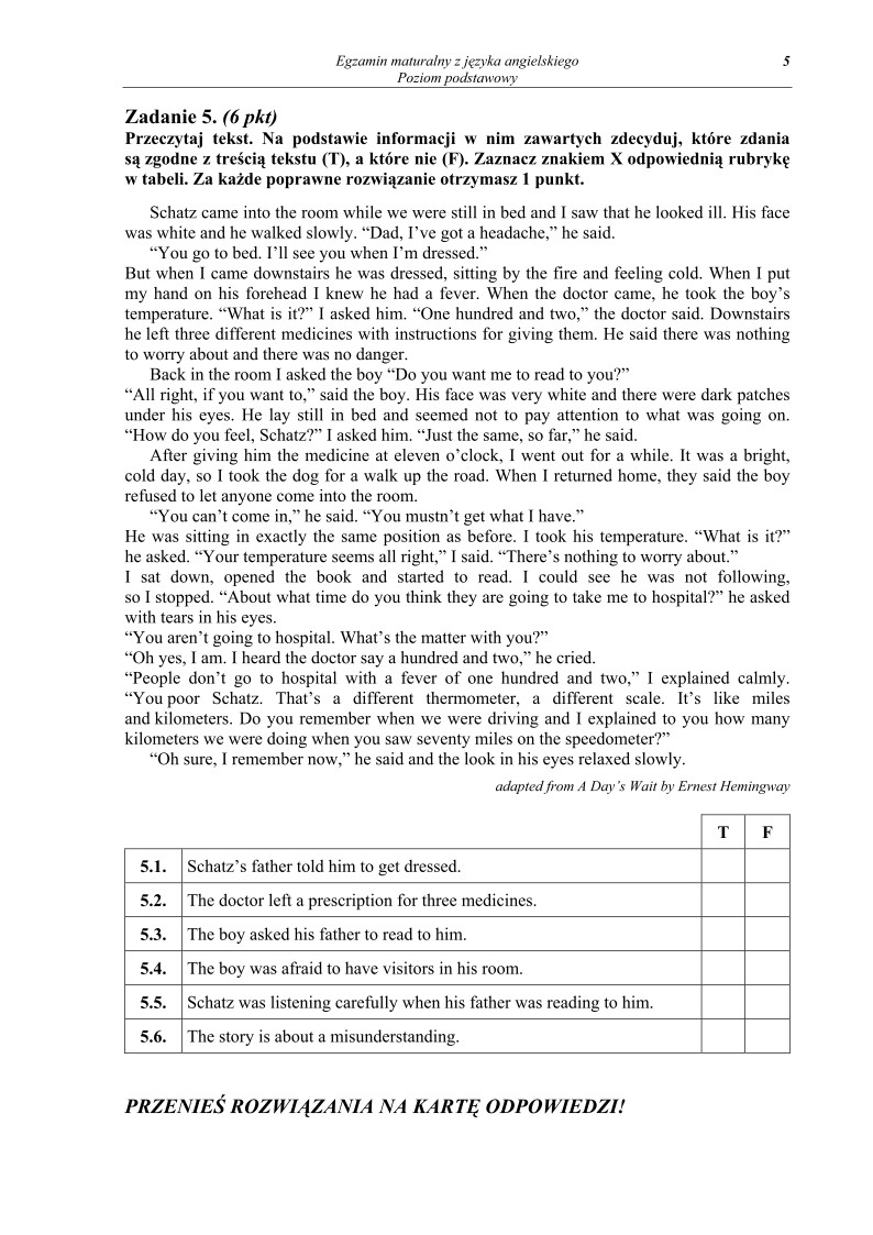Pytania - jezyk angielski, p. podstawowy, matura 2010-strona-05