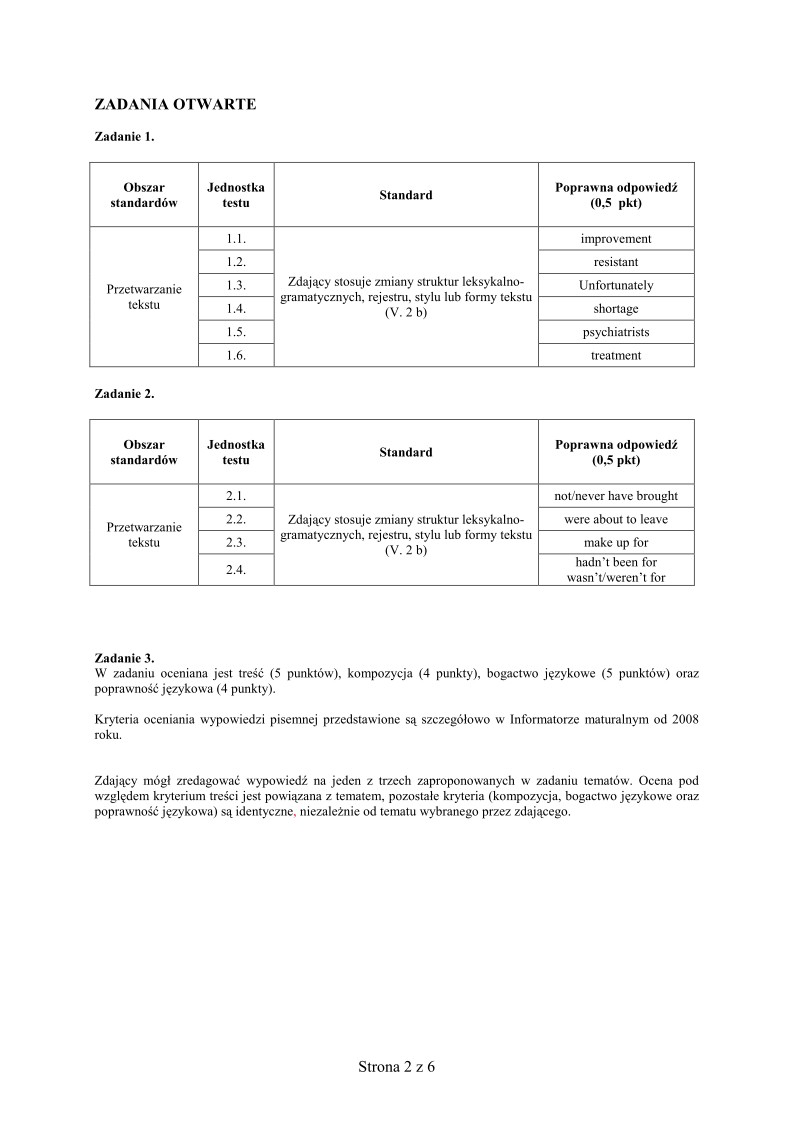 Odpowiedzi - jezyk angielski, p. rozszerzony, matura 2010-strona-02