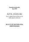 miniatura Odpowiedzi - jezyk angielski w klasach dwujezycznych, matura 2010-strona-01